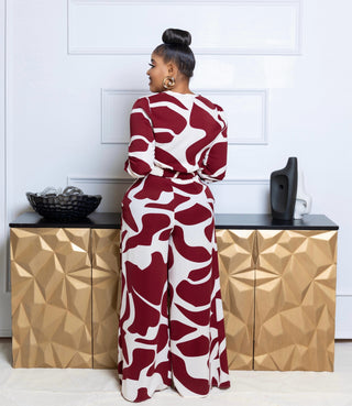MIA 2PC SET  WINE & WHITE