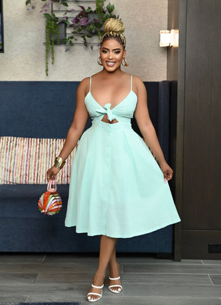 Ocean mint dress