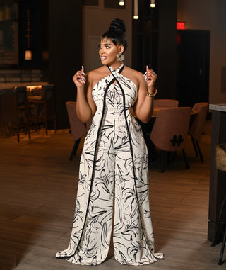 Get in style overlay jumpsuit