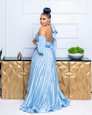 LONDYN PLEATED MAXI DRESS