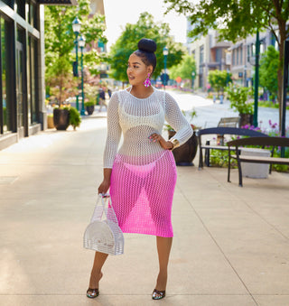Beach Babe ombré cover up