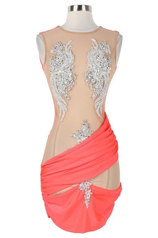 Miss Hollywood rhinestones dress