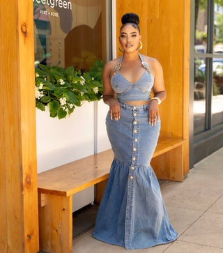 I’m the catch denim set