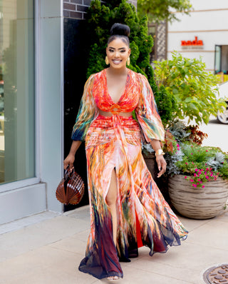 Magic Ruched Maxi Dress
