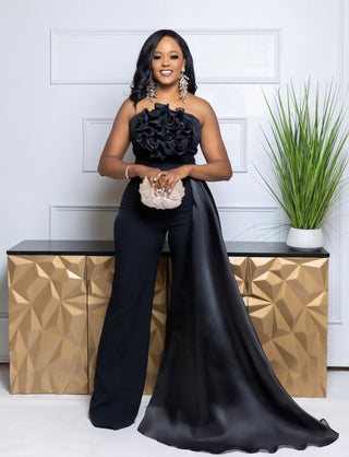 MELLIE BLACK JUMPSUIT