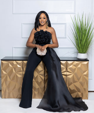 MELLIE BLACK JUMPSUIT