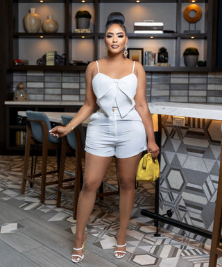 White Total upgrade Short Set