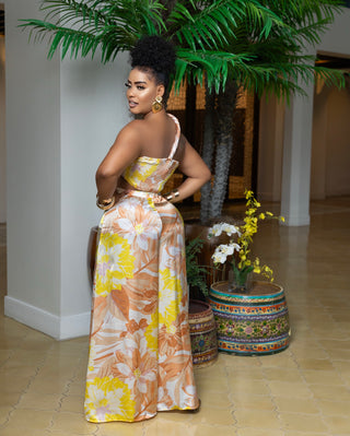 Tropical silk set