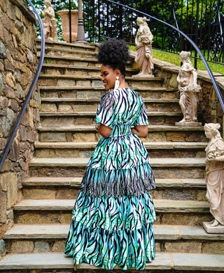 Tropical escape maxi dress