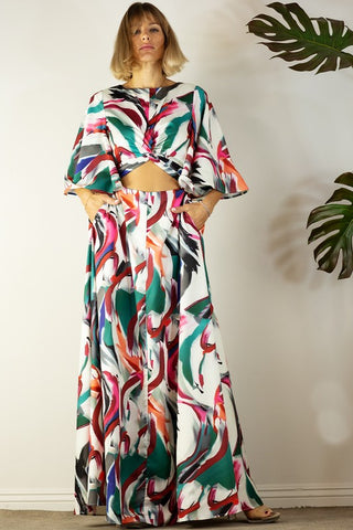 Art WORK MAXI DRESS