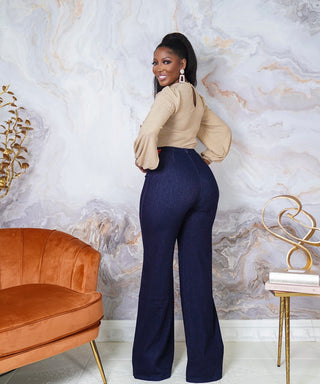 Gytha Bubble sleeves bodysuit