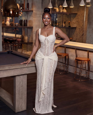 Perfection timeless lace maxi dress