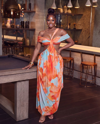 Vacay mindset macsi dress