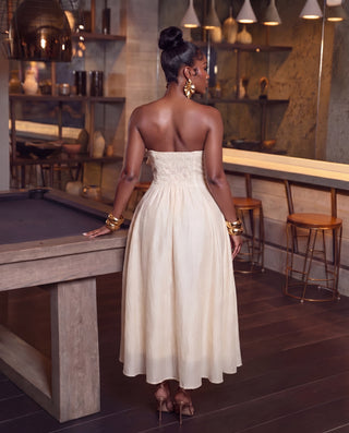 Petal Sculpted A Line Dress