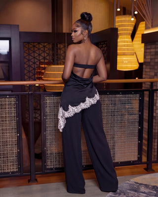 Shantel Pants and bottom set  ( dark navy blue )