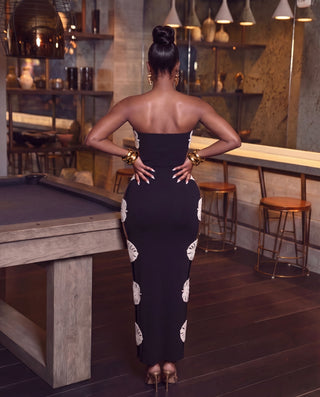 PALMS MESH PANEL DRESS