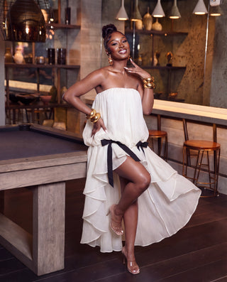 Austen Draped dress