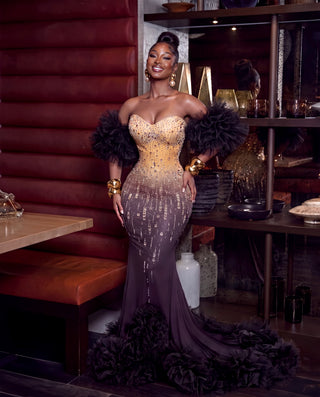 Arvexo Rhinestone gown
