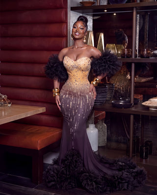 Arvexo Rhinestone gown