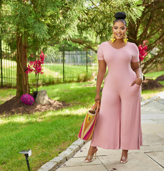 Mauve Saturday jumpsuit