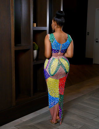 EBI MULTI COLOR DRESS
