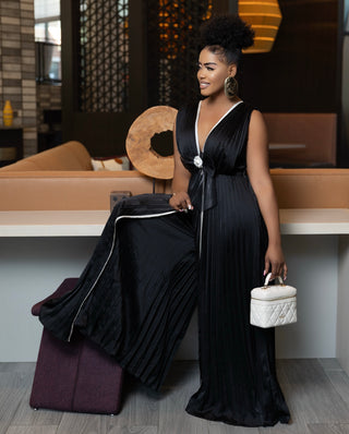 Diior pleated jumpsuit