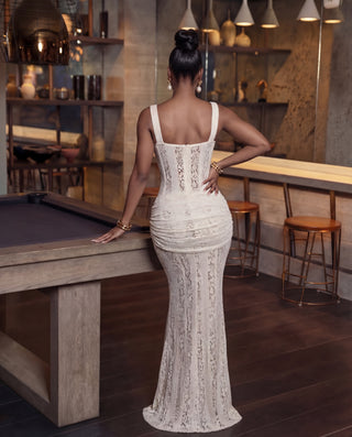 Perfection timeless lace maxi dress