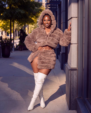 Jia Glam Fur set