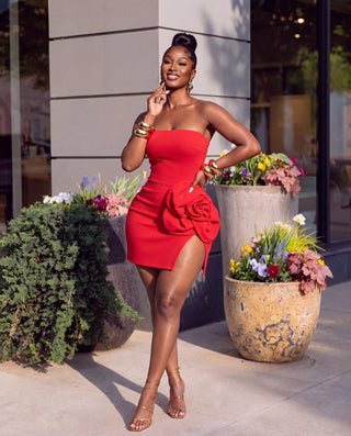Rosie Mini Side Cutout Dress