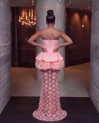 Jalor soft pink gown