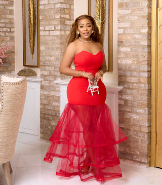 Renaissance tulle dress