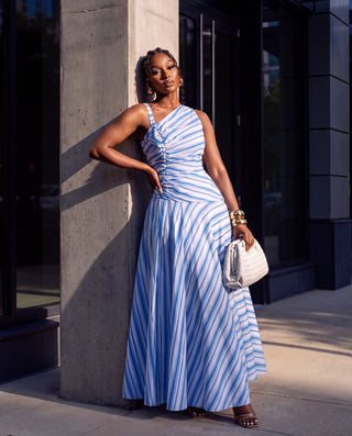 Jadore Asymmetric one-shoulder