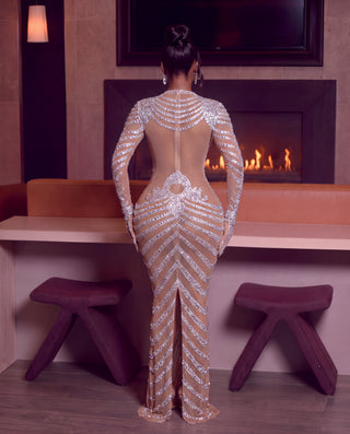 Odrissa Rhinestone gown
