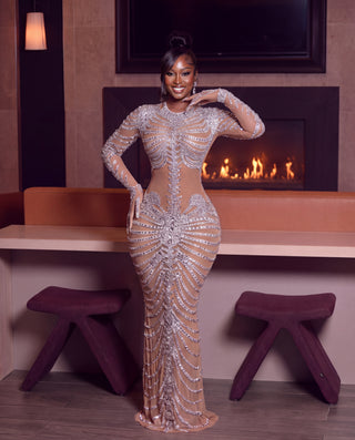 Odrissa Rhinestone gown