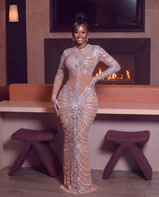 Odrissa Rhinestone gown