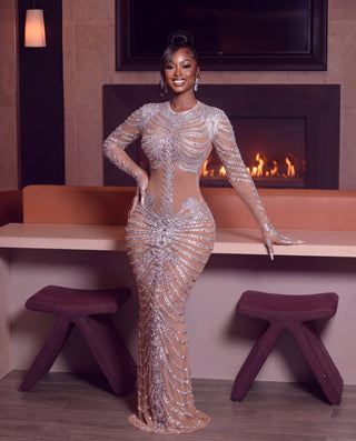 Odrissa Rhinestone gown