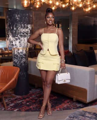 Butter yellow Teila two piece set