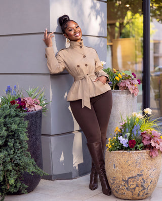 KURZER TRENCH COAT