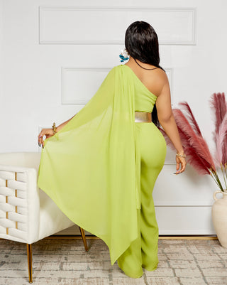 Aelin lime jumpsuit