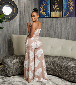 MIMOSA SIPPING FLORAL SET