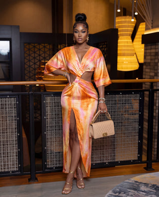 Golden Hour Cutout Maxi