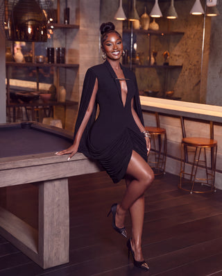 Elnoria Draped Dress