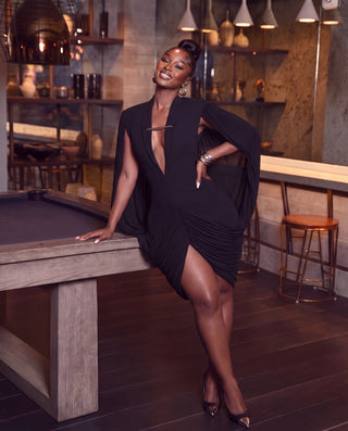 Elnoria Draped Dress