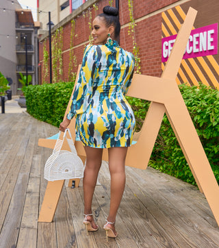 WORK OF ART SHIRT WRAP DRESS