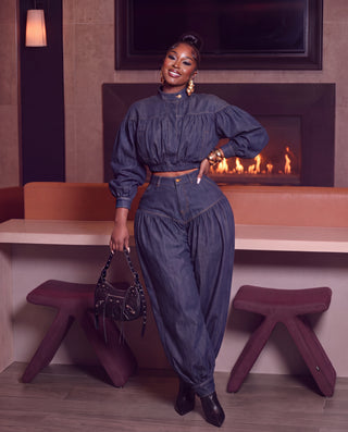 The Chic Two-Piece Denim Set