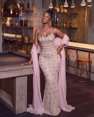 Blush Radiance Gown