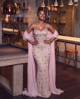 Blush Radiance Gown