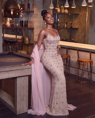 Blush Radiance Gown