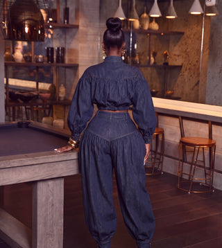 The Chic Two-Piece Denim Set