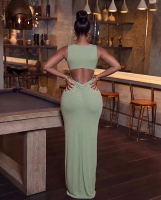 ZESICA BODYCON MAXI DRESS